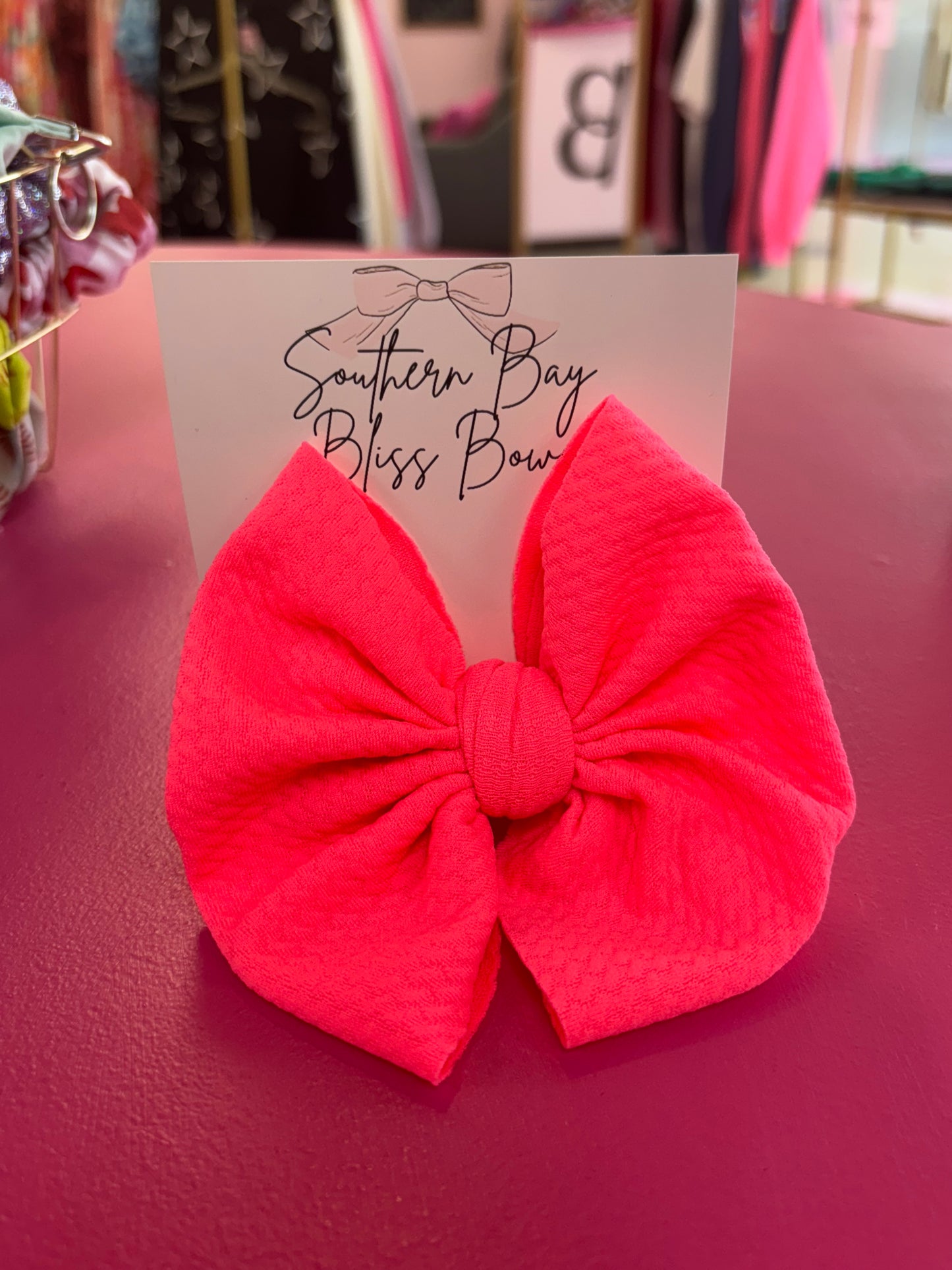 5in Alligator Clip Bows