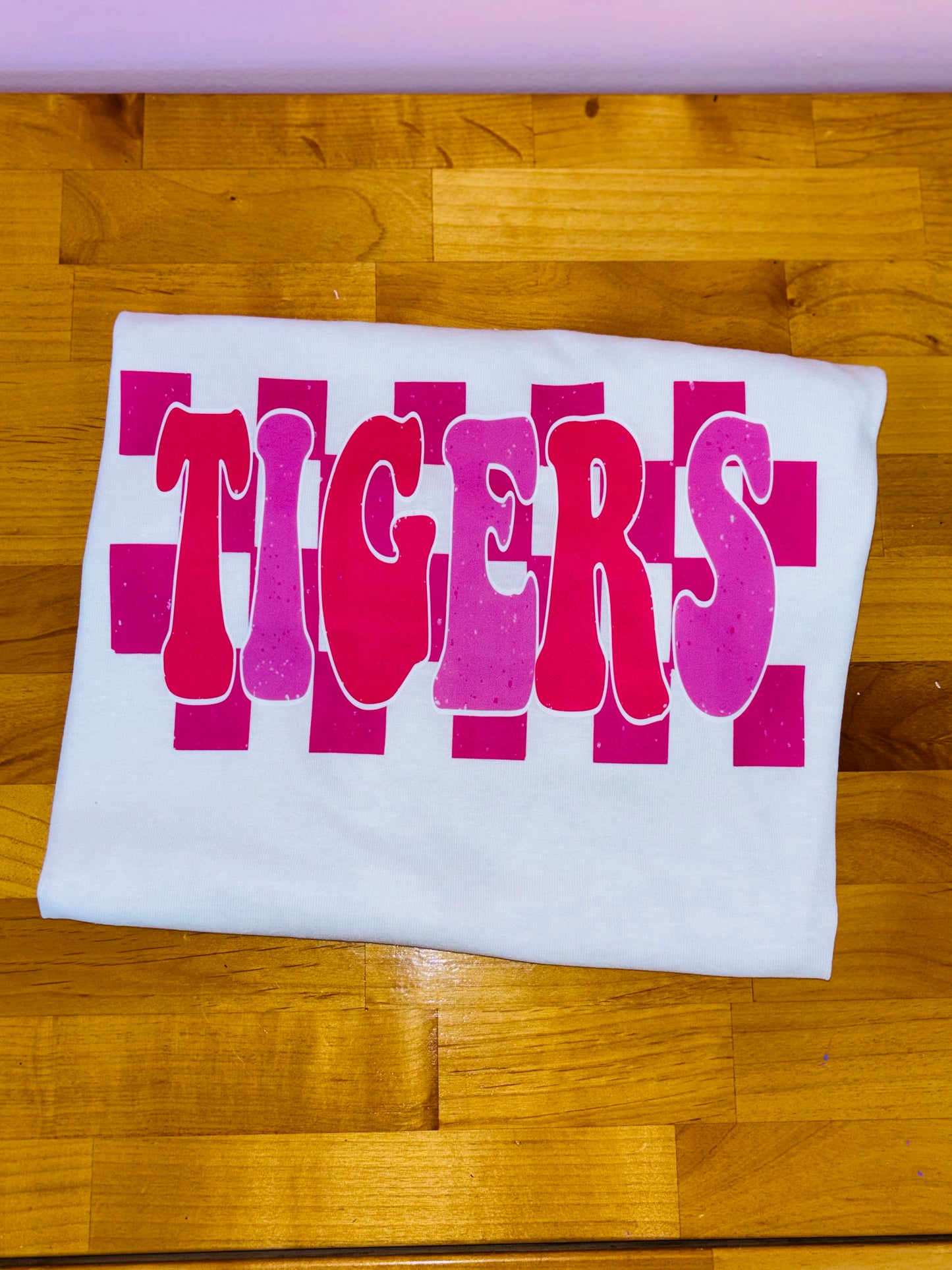 Tigers Checkered Tee