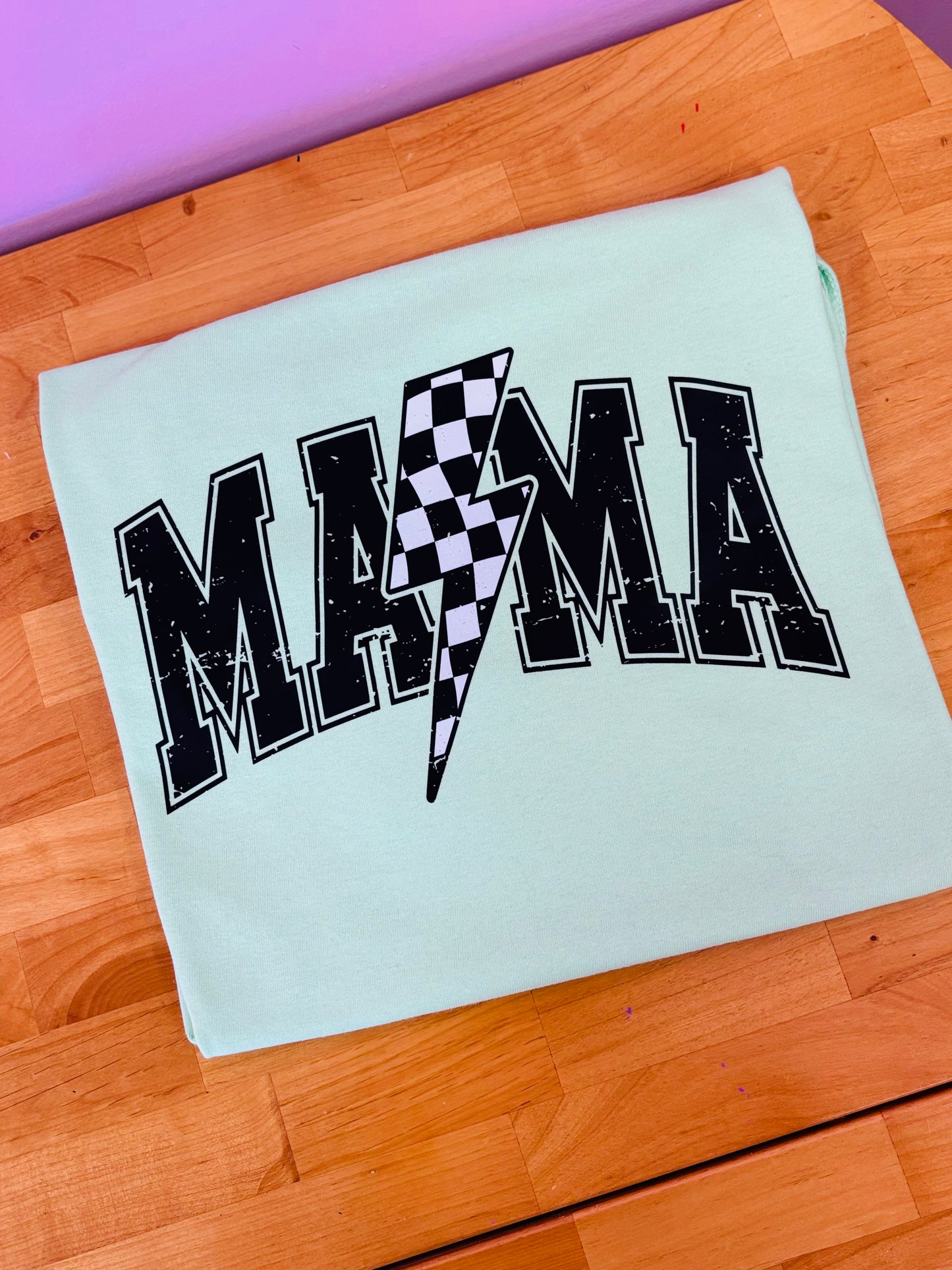 Mama Lightning Bolt Tee