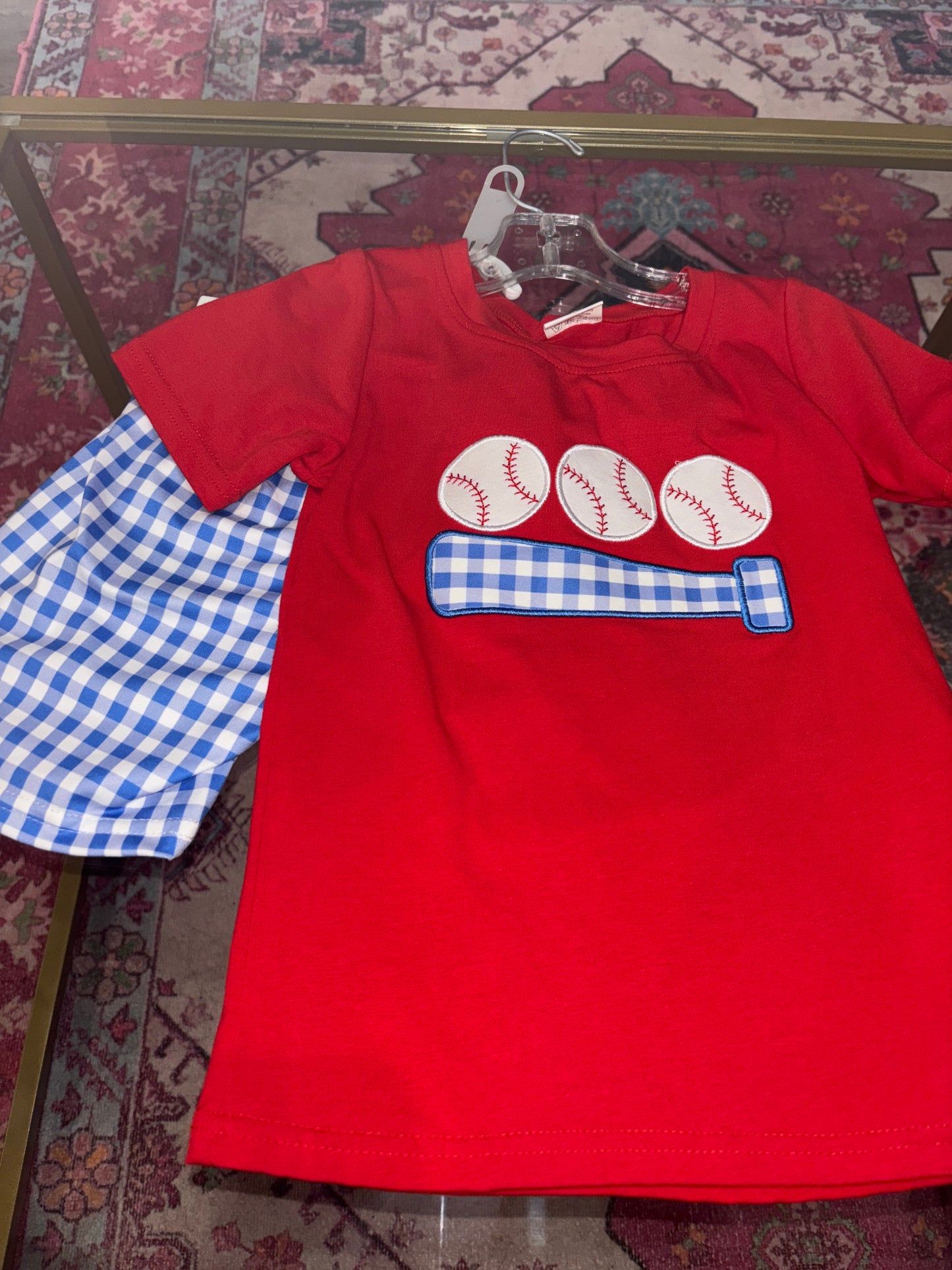 5T Boys Baseball Short Set