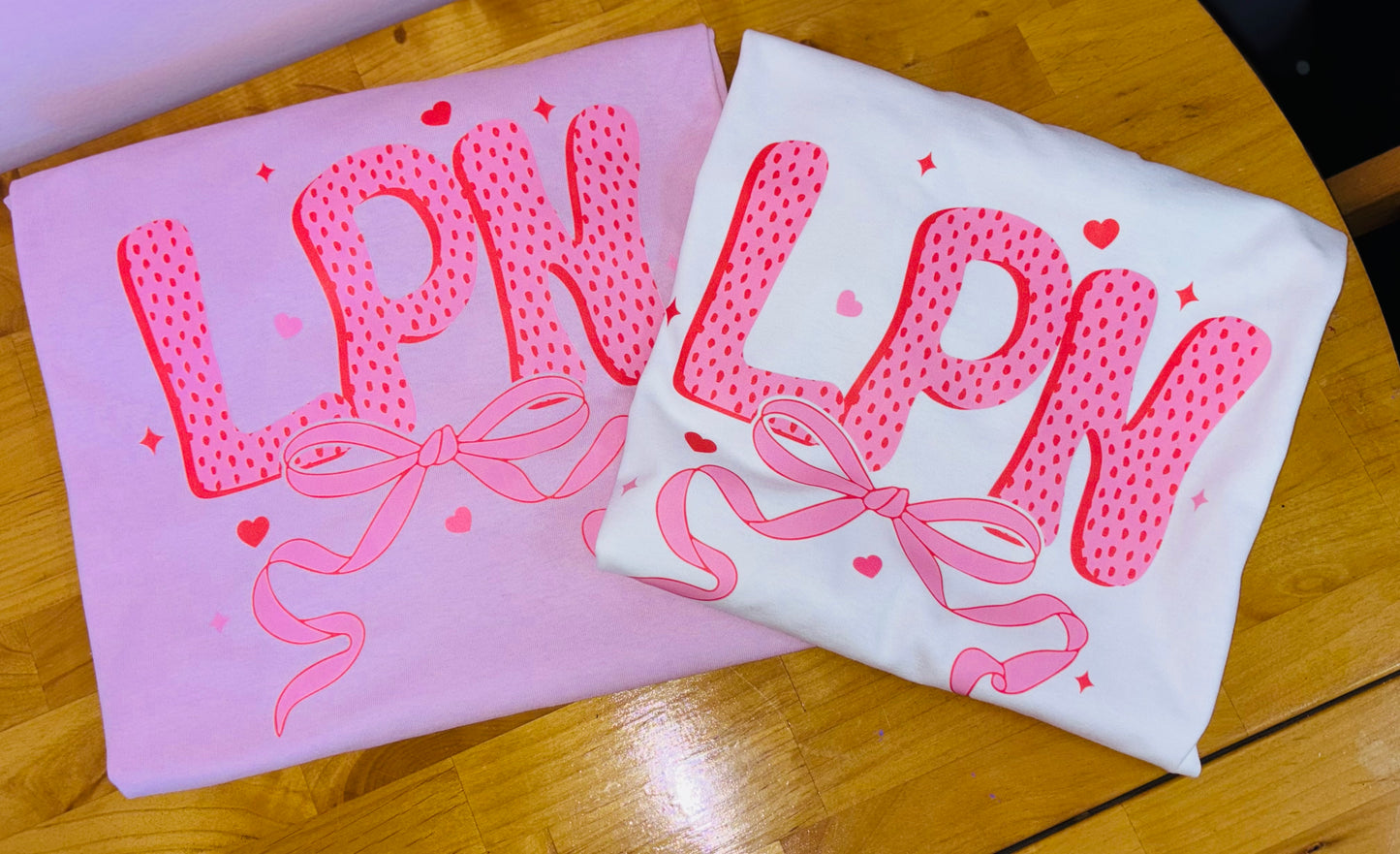 LPN Pink Bow Tee
