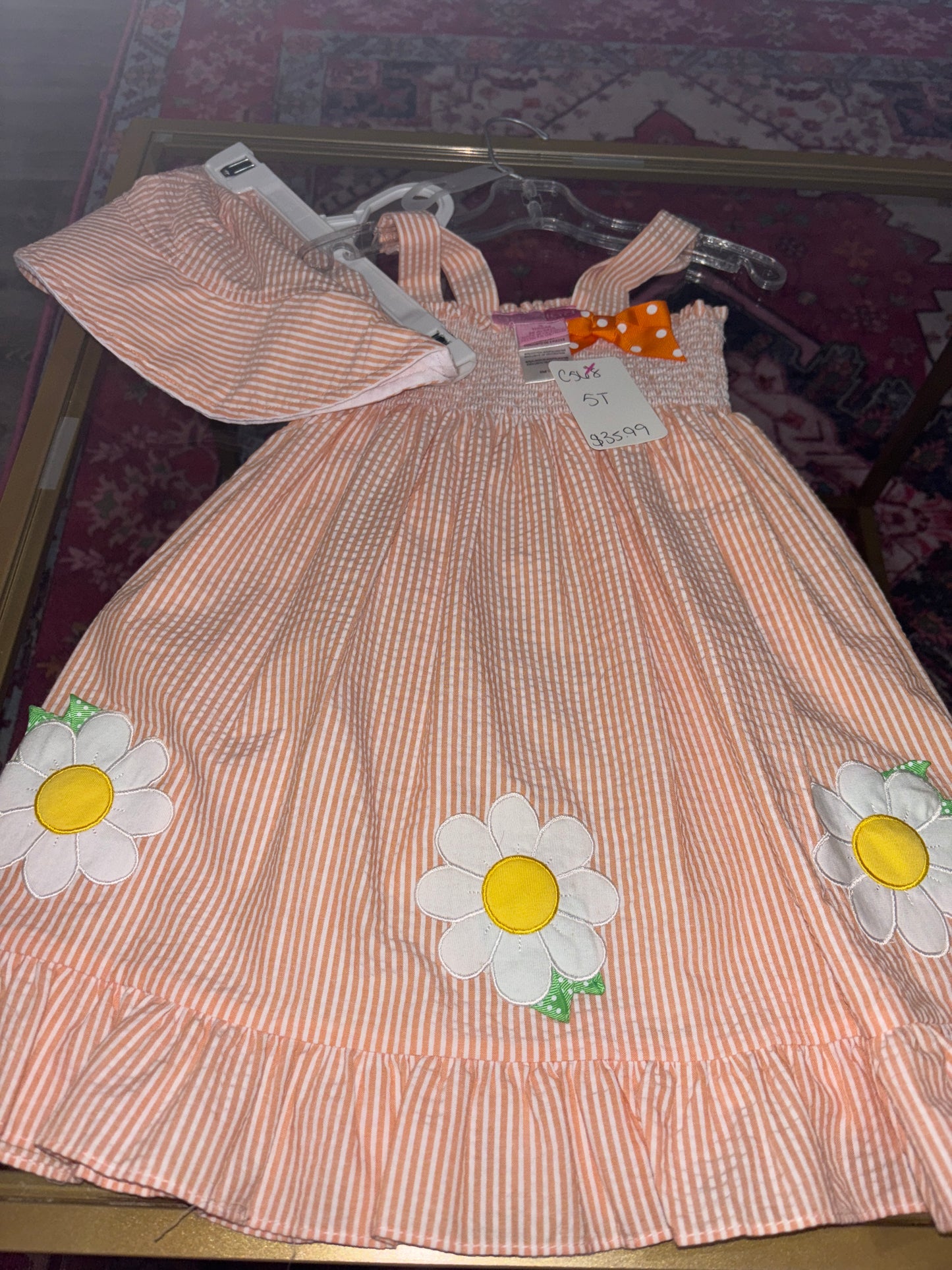 Flower Dress with Hat