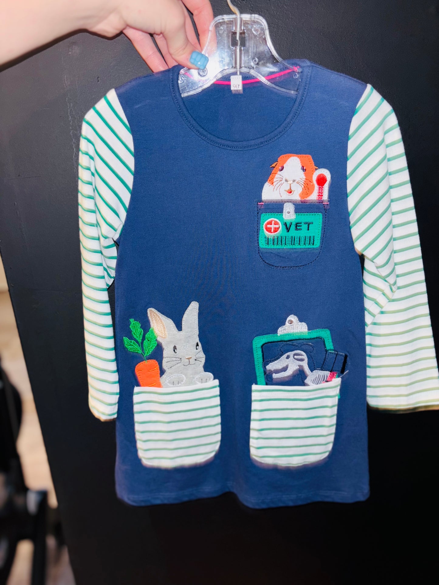Easter Striped Dress