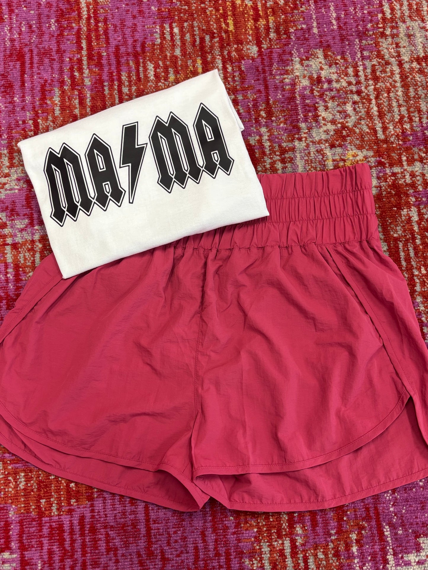 Zenana Track Shorts Plus Size
