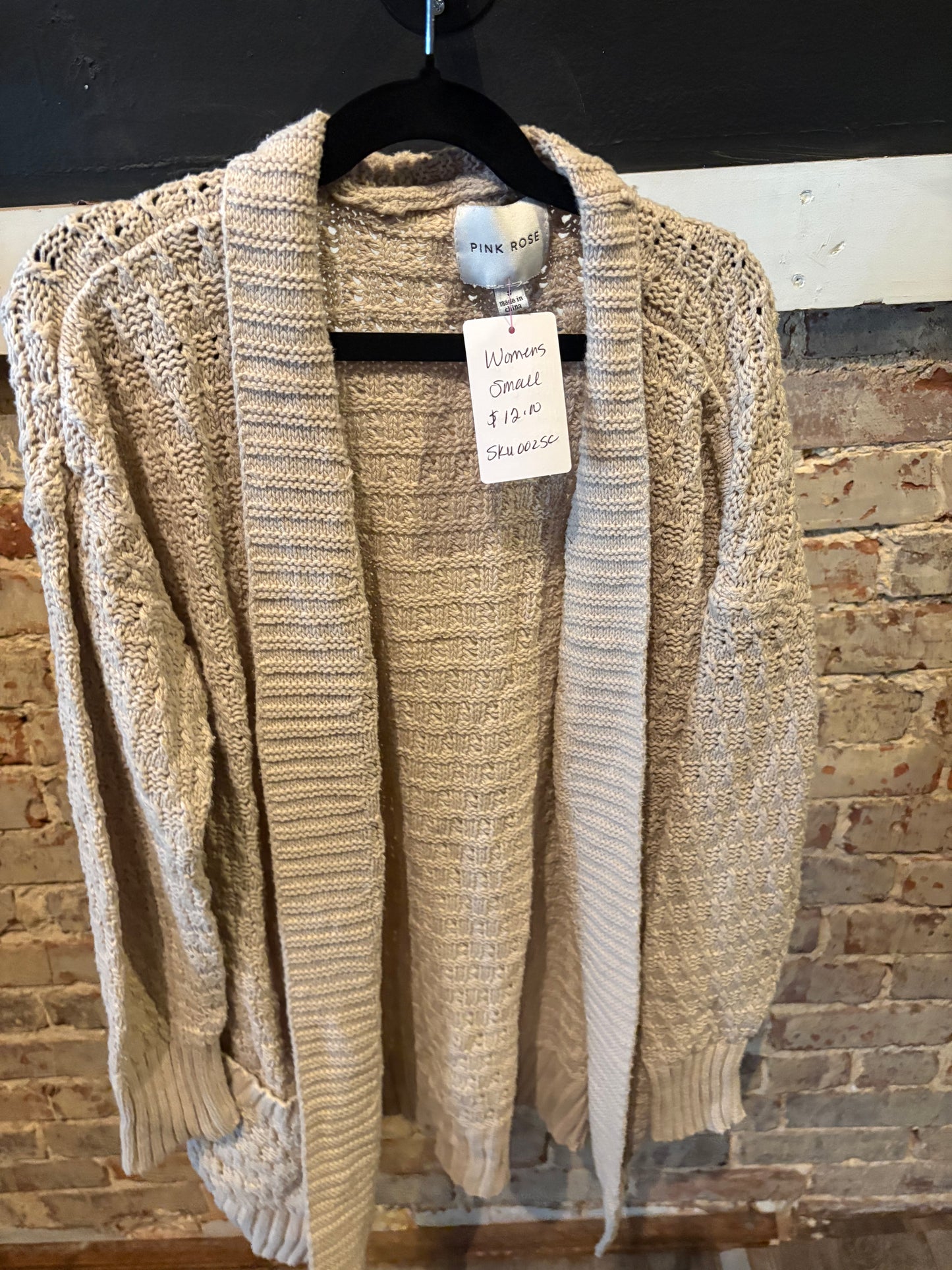 Tan Small Cardigan
