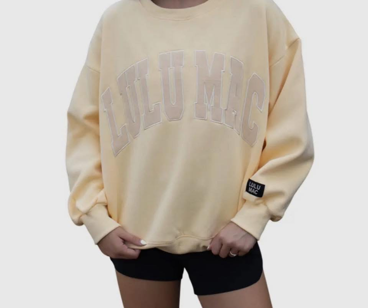 Lulu Mac Yellow on Yellow Crewneck