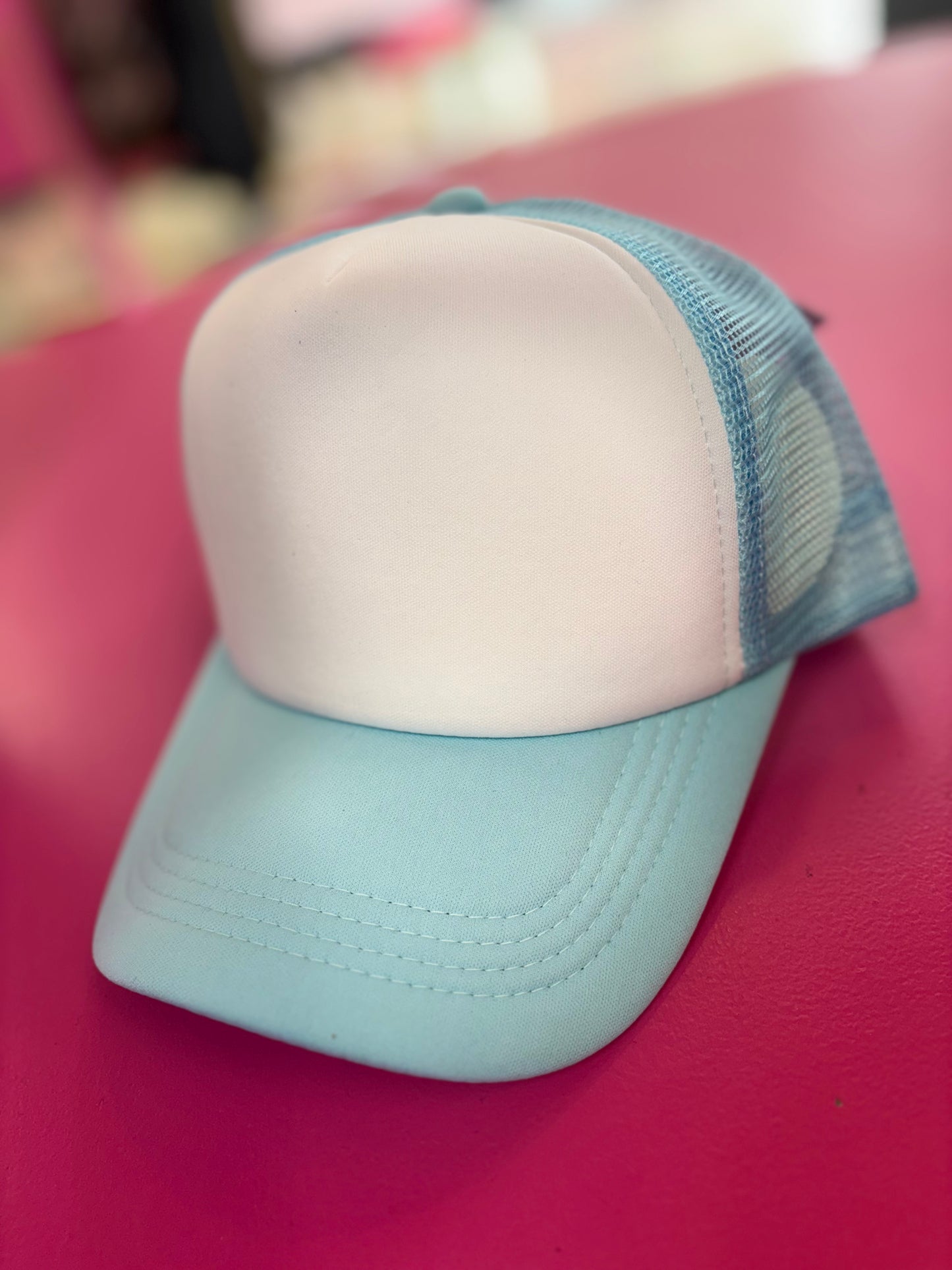 Light Blue Trucker Hat