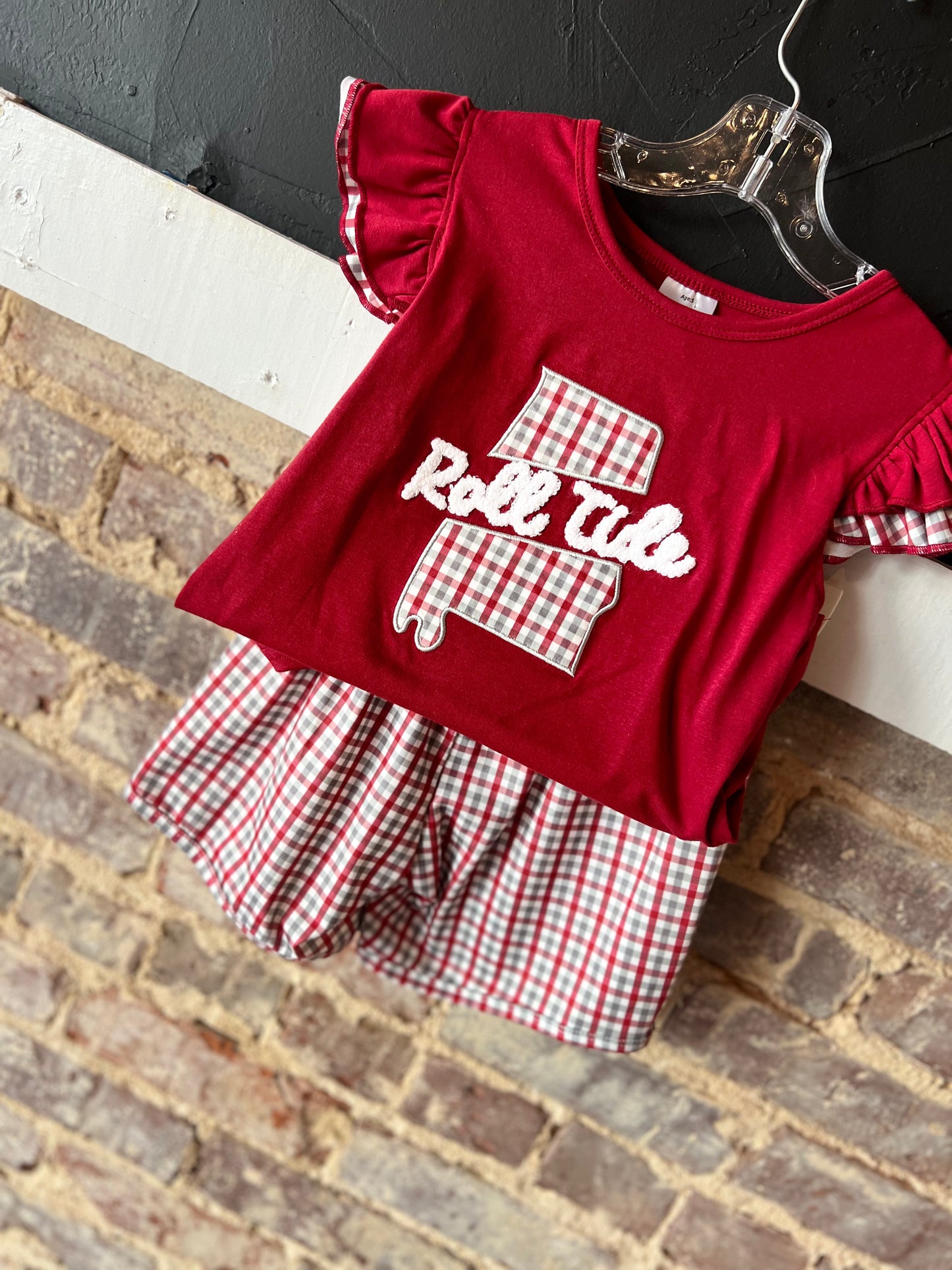 Girl Two Piece Alabama Smock