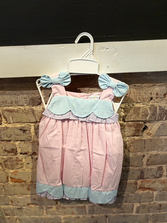 Cotton Candy Ruffle Dress