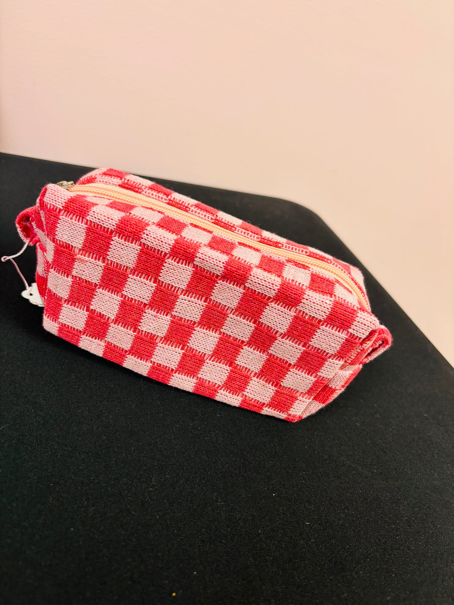 Checkered Pencil Bag