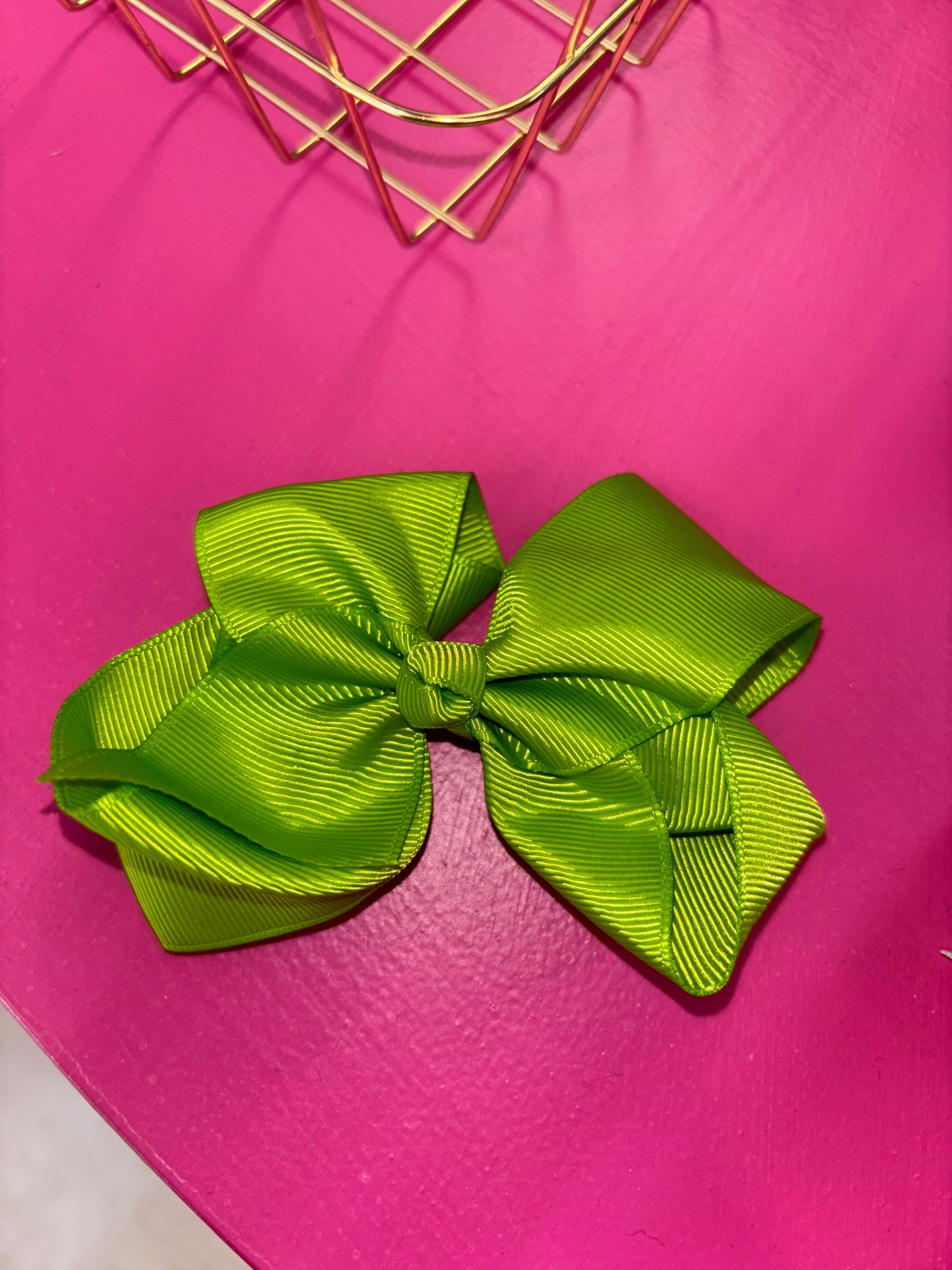 Green 3in Alligator Bow