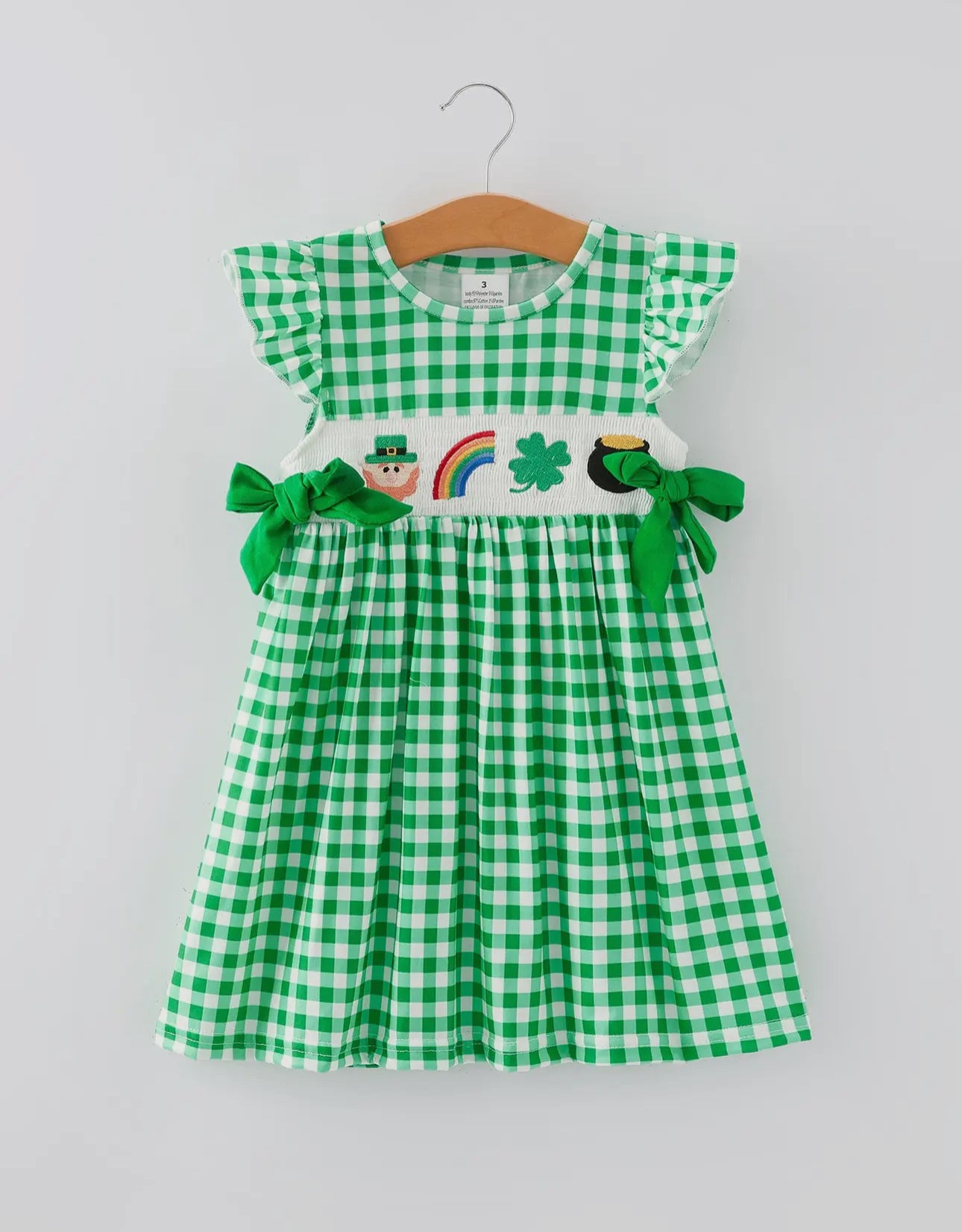 Girl’s St. Patrick’s Day Embroidered Dress