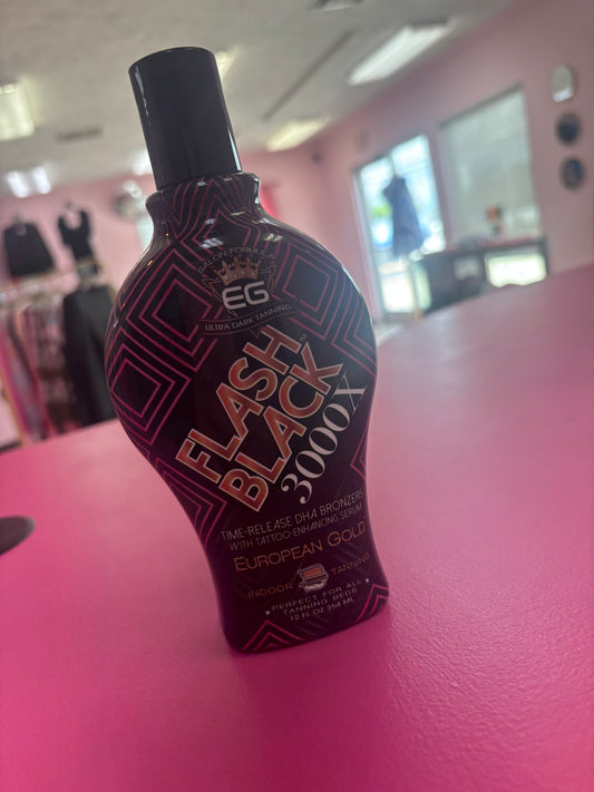 EG Flash Black 3000X Bronzing Tanning Lotion