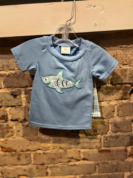 Plaid Shark Splash Set