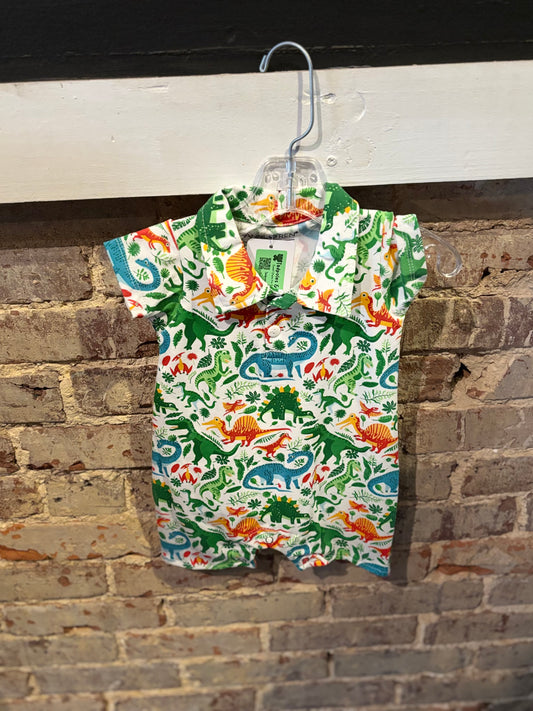 Dino Days Polo Romper
