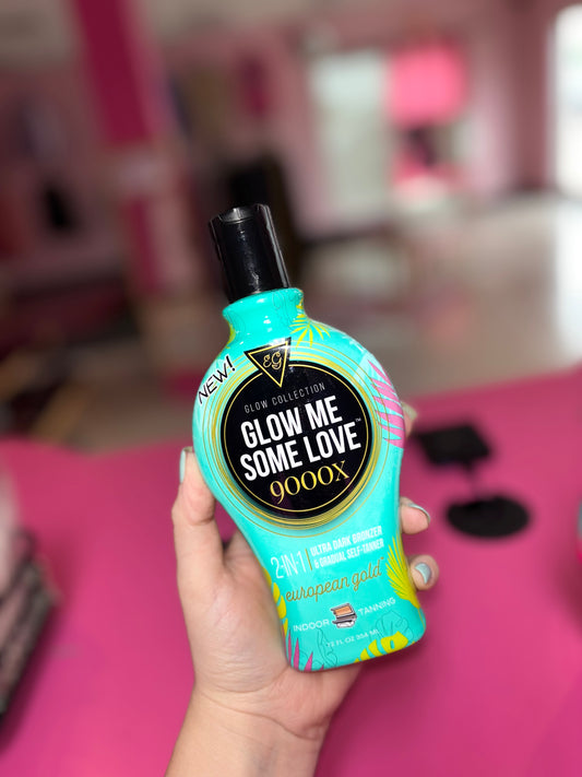 Glow Me Some Love 9000x 2 in 1 Tanning Lotion