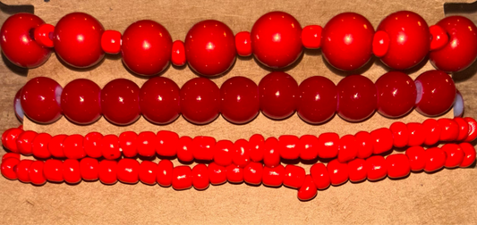Ruby Red Christmas Bracelet Bundle
