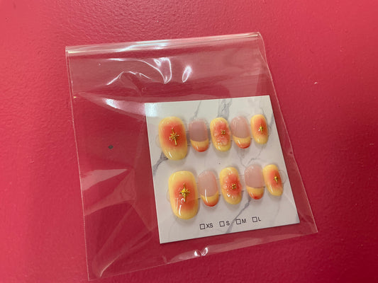 Yellow ombre