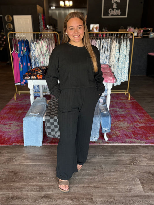 Bliss Blackout Long Sleeve Set