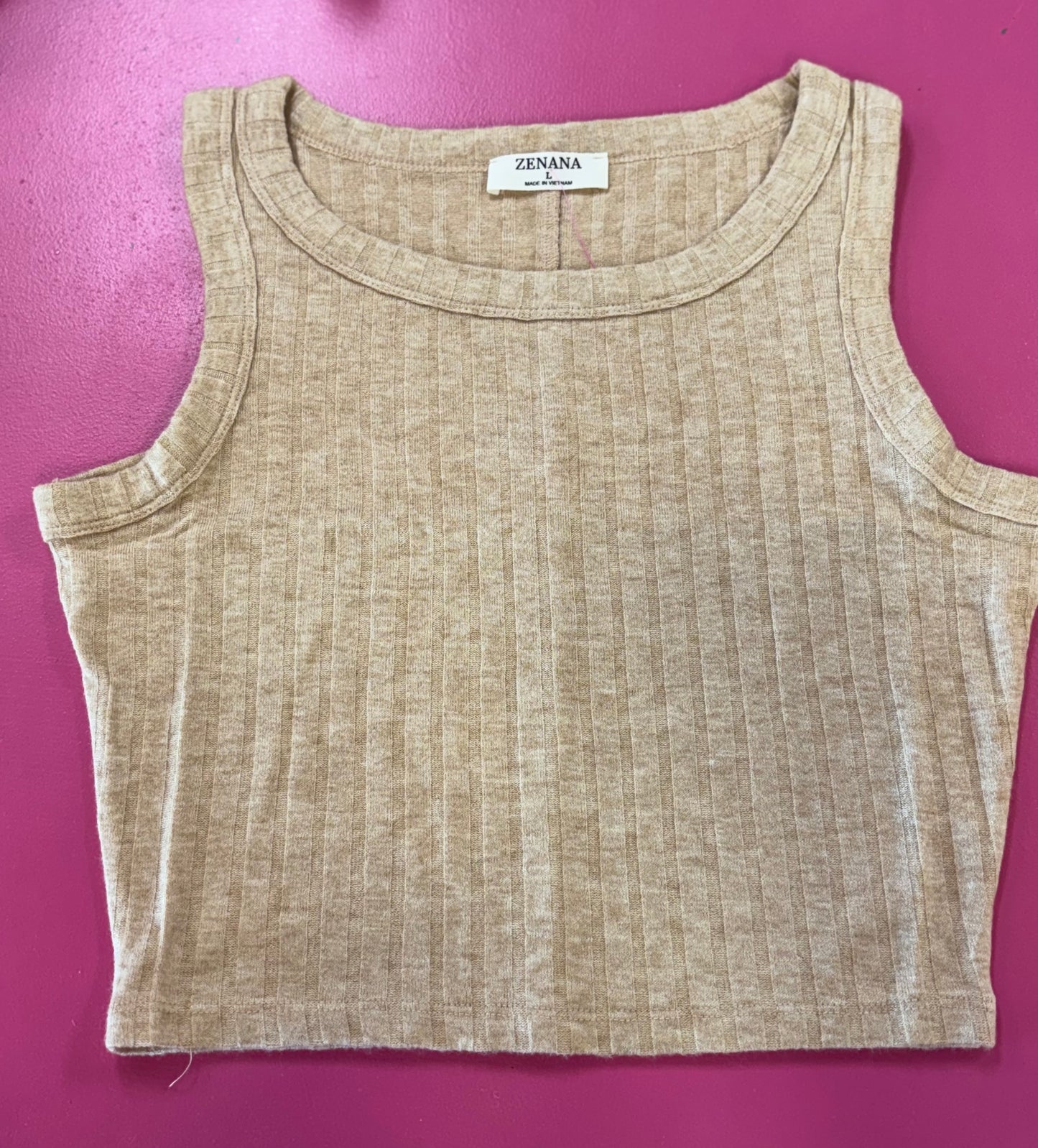 Ribbed Zenana Soft Tank