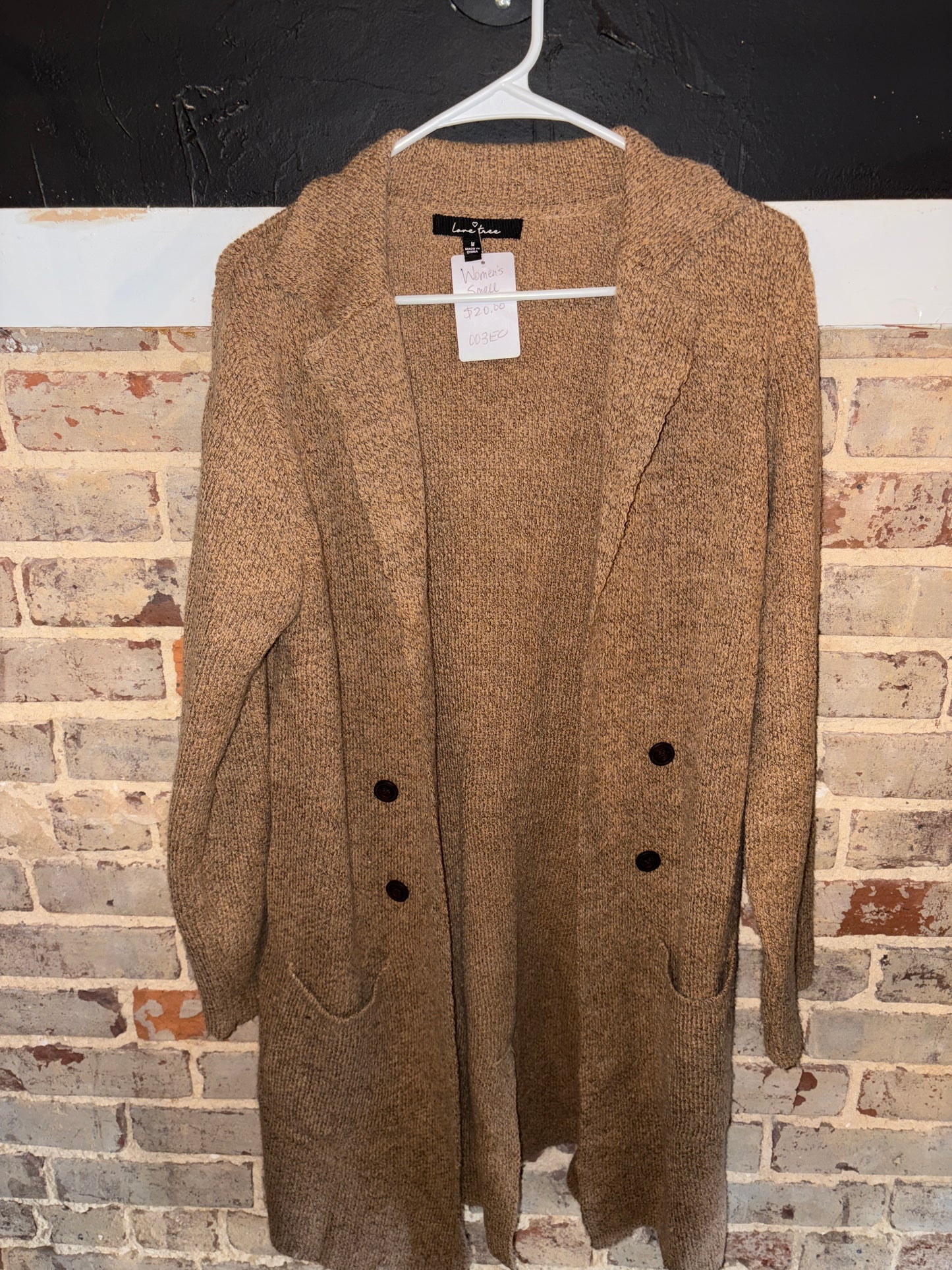 Women’s Long Sweater Cardigan Size Small