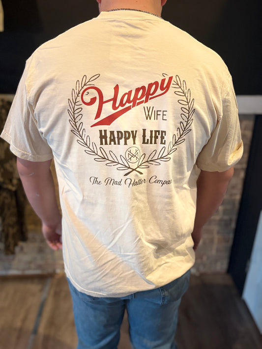 MHC Happy Lite Happy Wife Ivory Tee