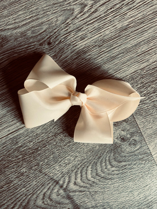 Medium Cream Bow