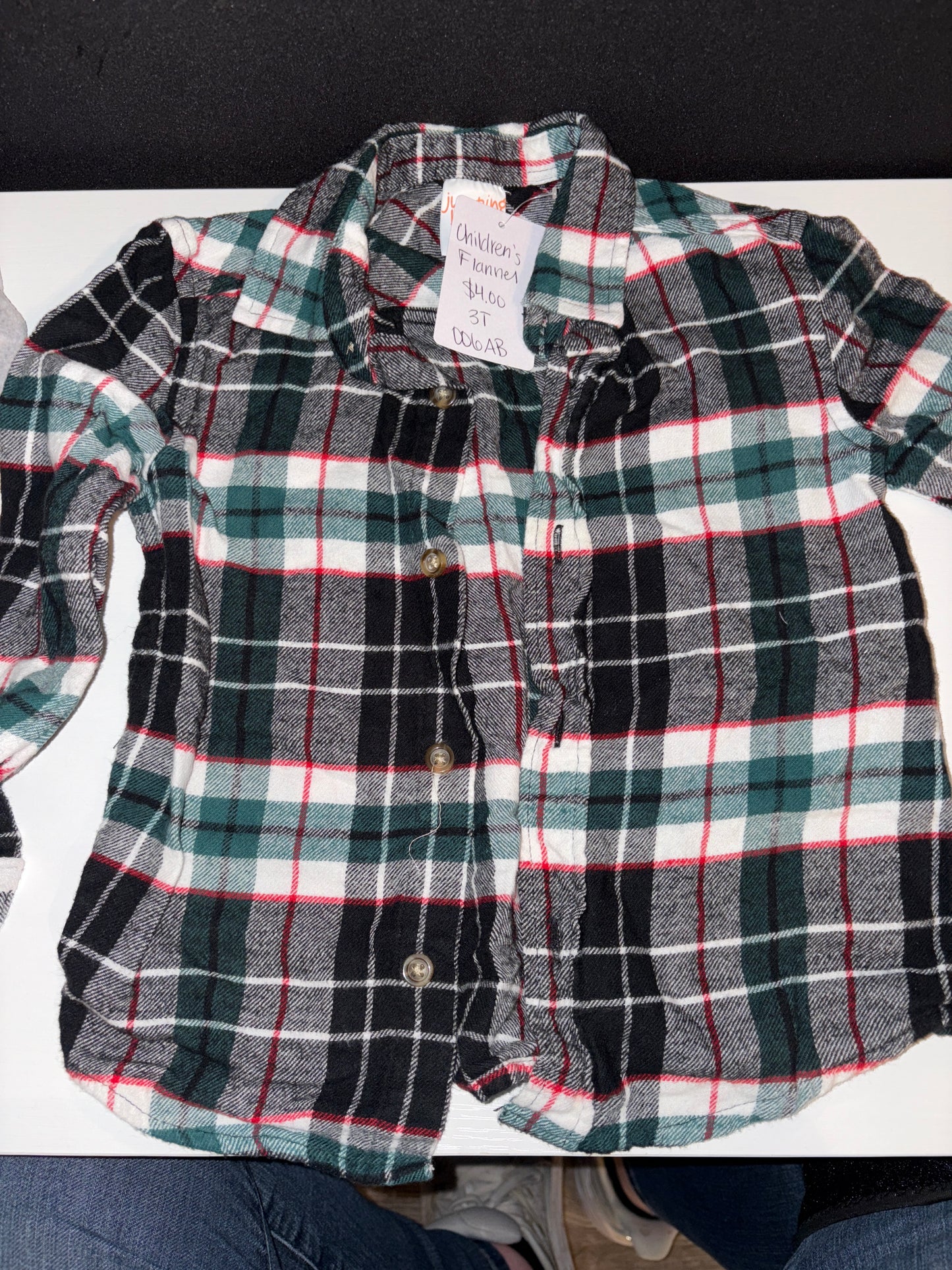 3T Flannel Shirt