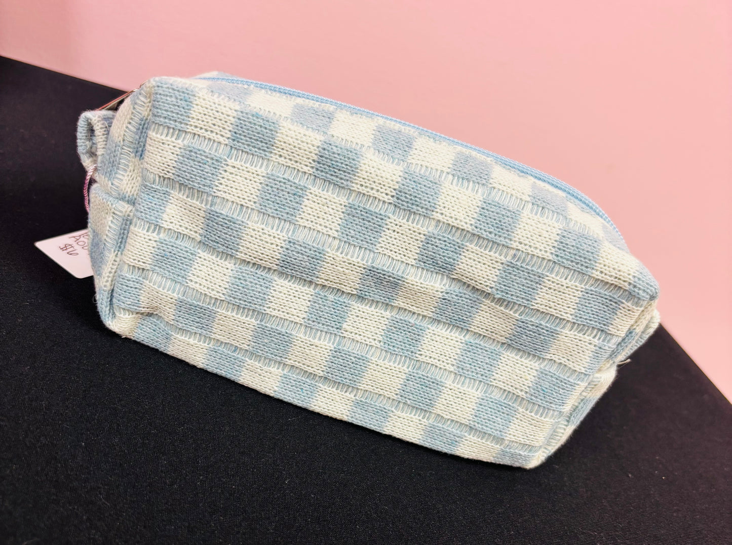 Checkered Pencil Bag