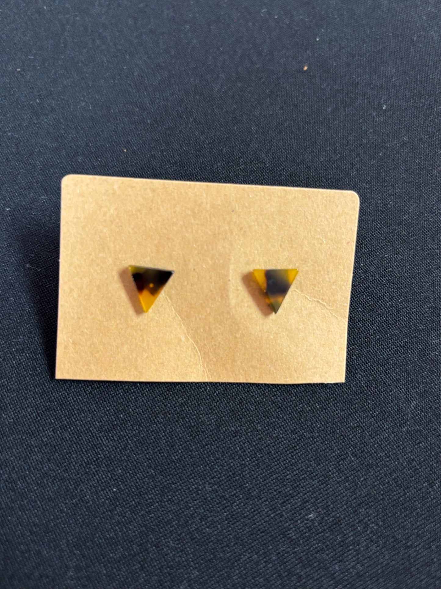 Triangle Cheetah Studs