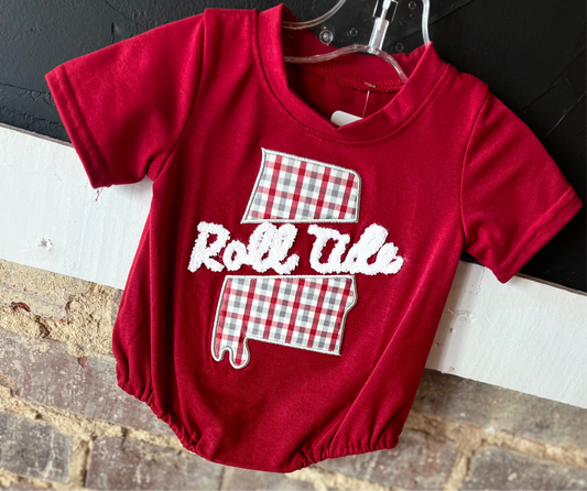 Baby Boys Alabama Smock Bubble