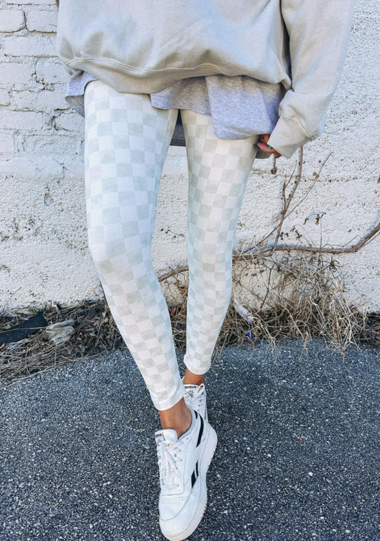 Light Checkered Leggings