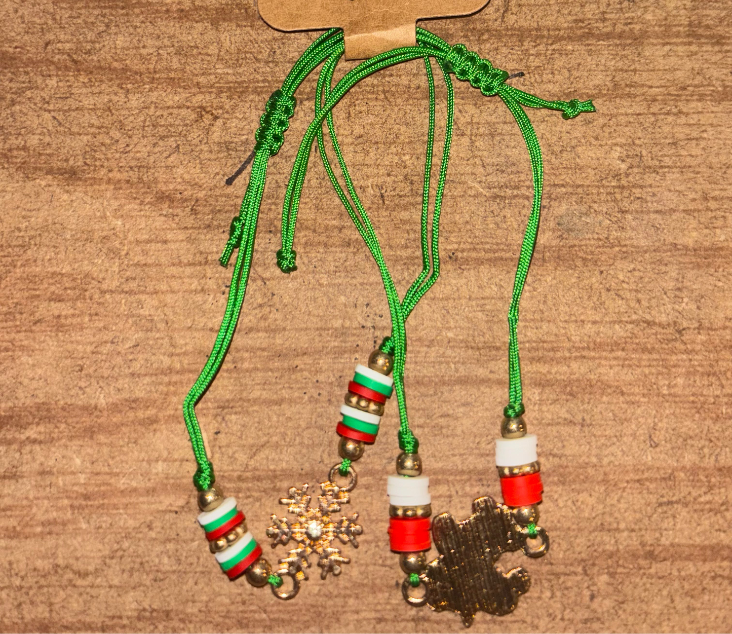 Snowflake + Reindeer Christmas Bracelet Set