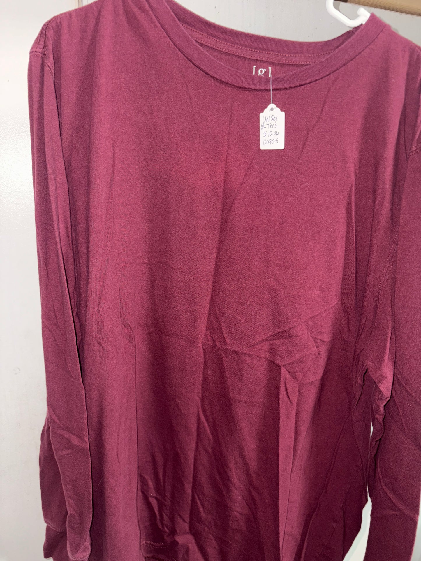 Unisex 2XL Long Sleeve Tee