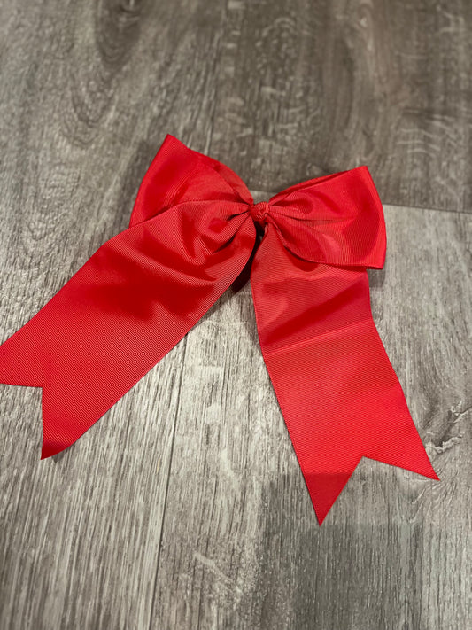 Red Cheer Bow
