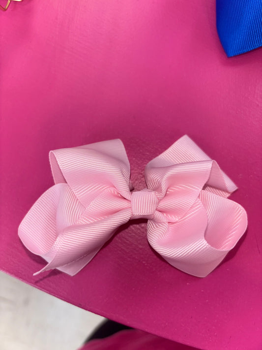 Light Pink 3in Alligator Clip Bow