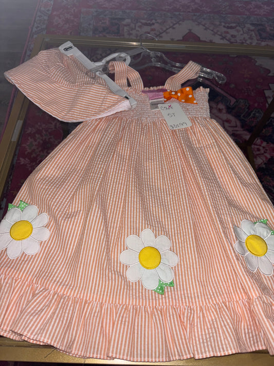 Flower Dress with Hat