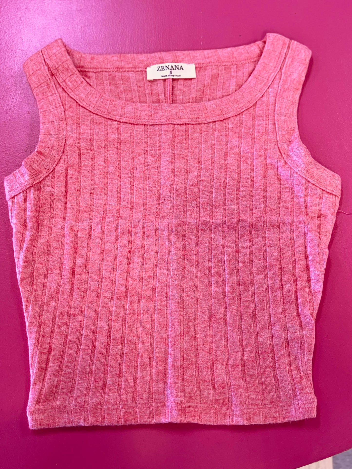 Ribbed Zenana Soft Tank