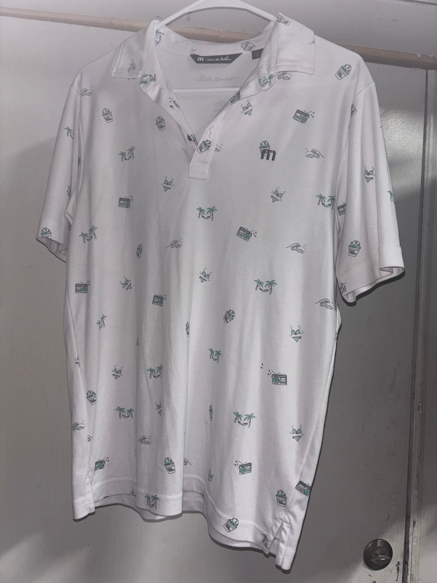 Men’s small button up t shirt