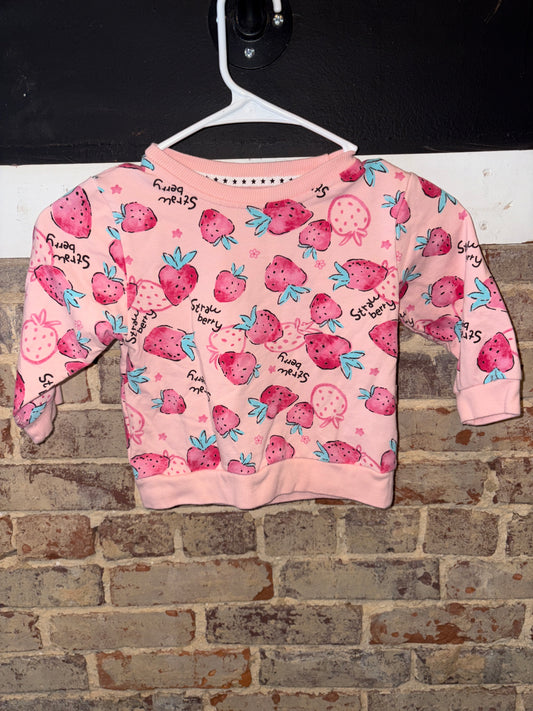 Girl’s Strawberry 3T Sweatshirt