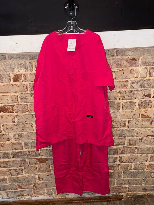Women’s 2 Piece Pink Scrubs Medium