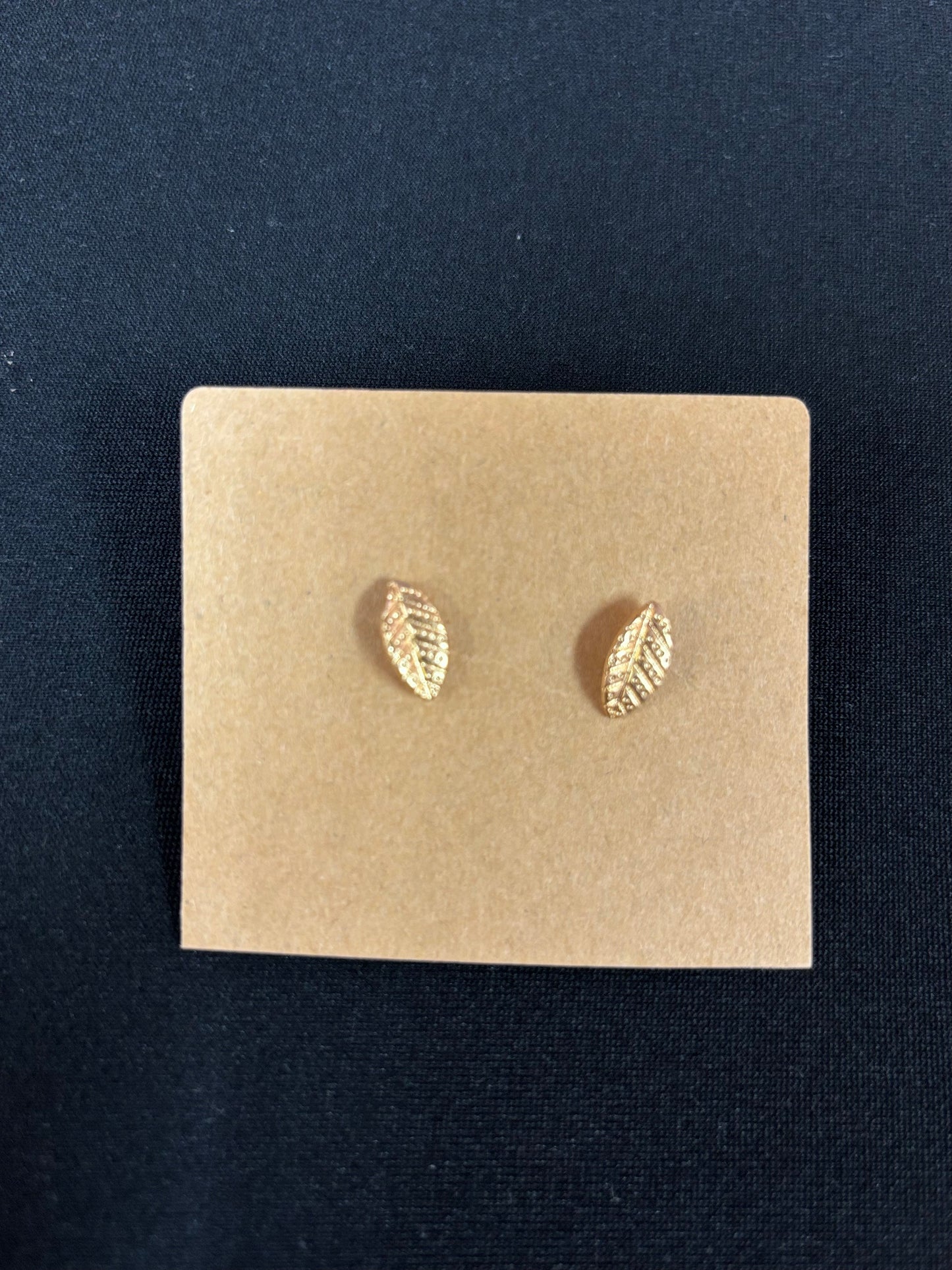 Gold Leaf Studs