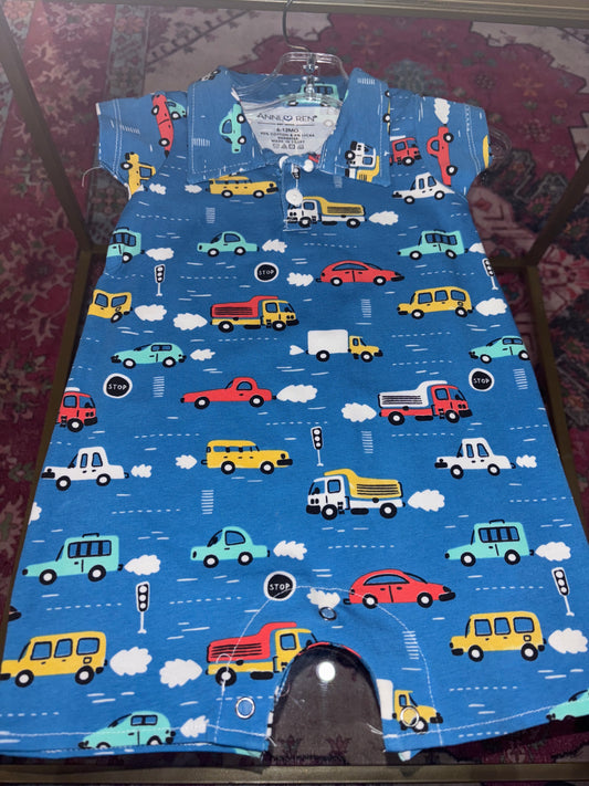 Cars and trucks Onesie
