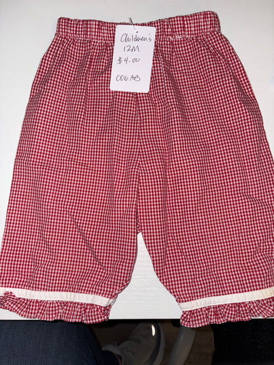 12M Christmas Pants