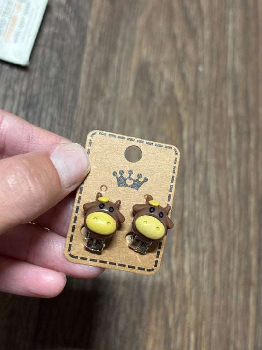 Horse Clip-On Earrings