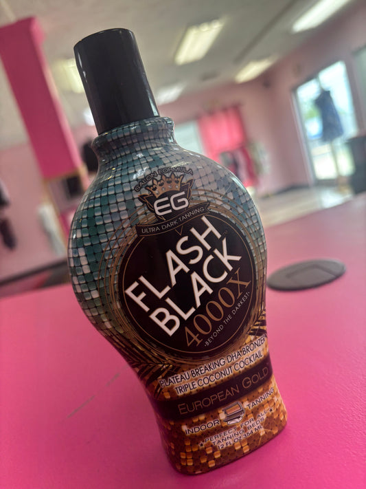 EG Flash Black 4000X Bronzing Tanning Lotion