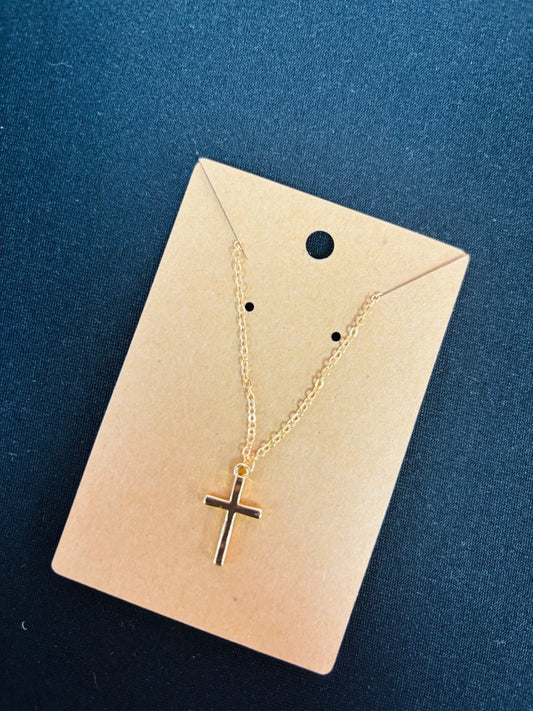 Gold Cross Necklace