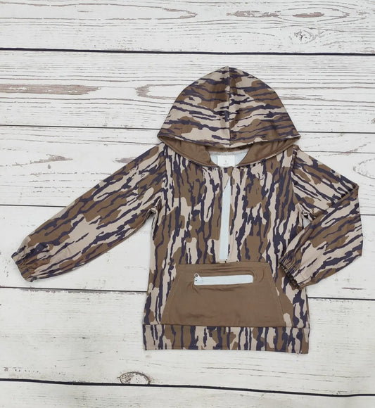 Baby Boy Bottomland Camo Pocket Hoodie