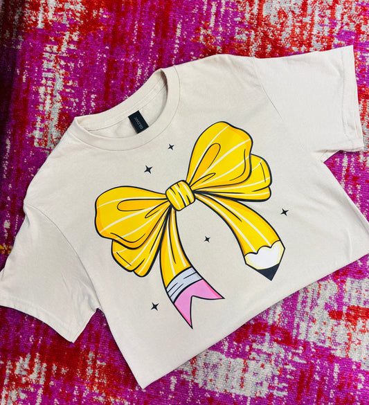 Teacher Bow Tee