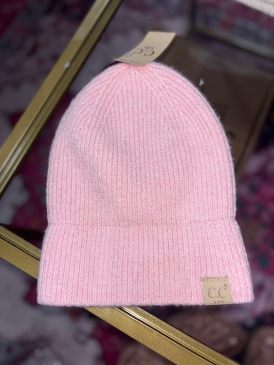 Kid’s Pink CC Beanie